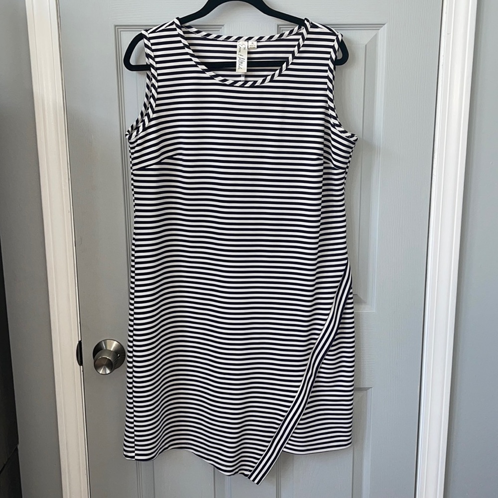 Emma & Michelle Faux-Wrap Dress